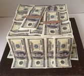 100 dollar bills made of edible paper
