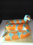 Cake in a shape of a snake