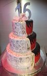 James Bond themed  Sweet 16 cake